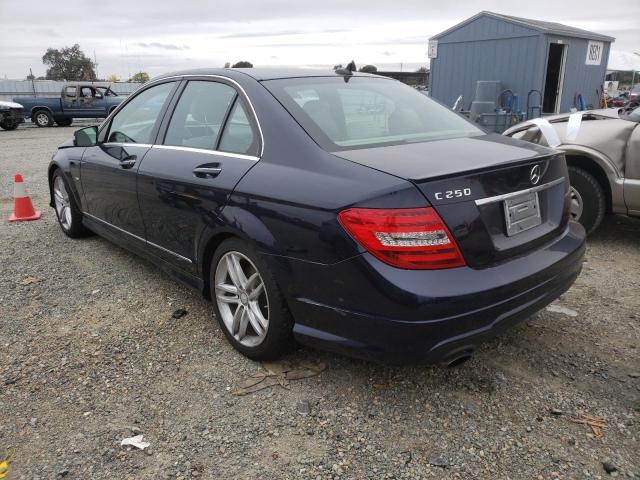 Photo 3 from auction – 2012 MERCEDES-BENZ C 250 with VIN WDDGF4HB2CA635638