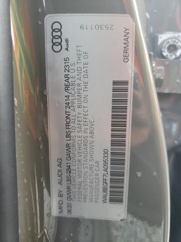 Photo 10 from auction – 2020 AUDI A3 S-LINE with VIN WAUBEGFF7LA095330