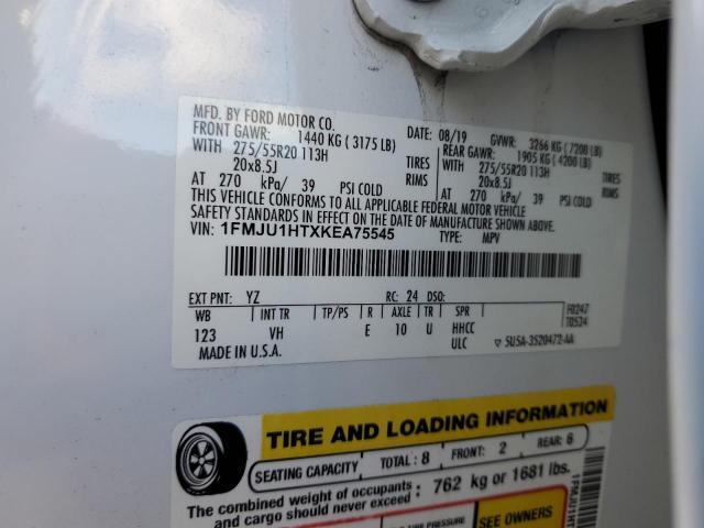 Photo 10 from auction – 2019 FORD EXPEDITION with VIN 1FMJU1HTXKEA75545