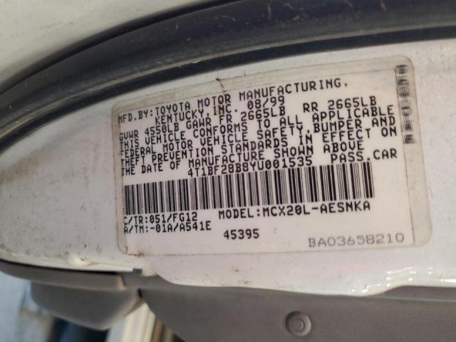 Photo 10 from auction – 2000 TOYOTA AVALON XL with VIN 4T1BF28B8YU001535