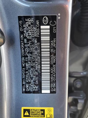Photo 10 from auction – 2015 LEXUS ES 350 with VIN JTHBK1GG4F2180378