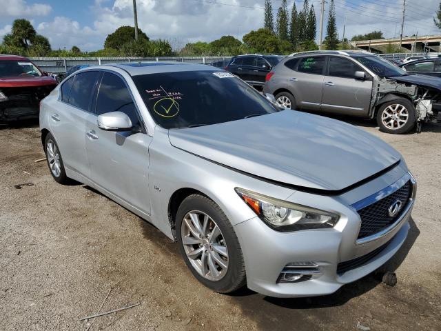 INFINITI Q50 BASE 2016 with VIN JN1CV7APXGM201770 - Photo from auction