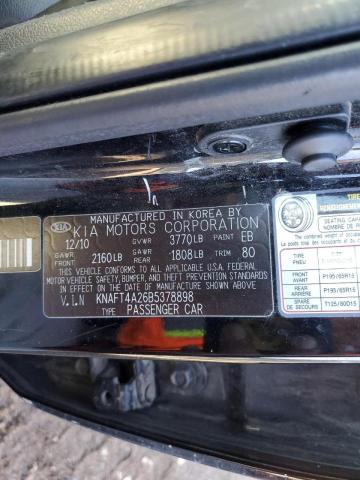 Photo 10 from auction – 2011 KIA FORTE LX with VIN KNAFT4A26B5378898