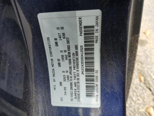 Photo 10 from auction – 1995 MAZDA MX-3 BASE with VIN JM1EC4353S0412525