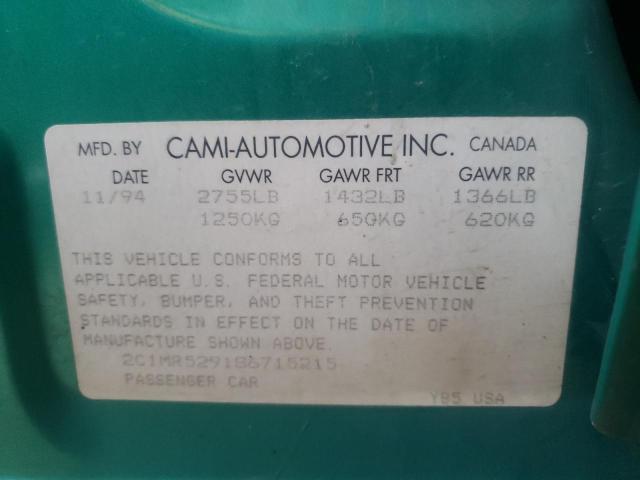 Photo 10 from auction – 1995 GEO METRO BASE with VIN 2C1MR5291S6715215