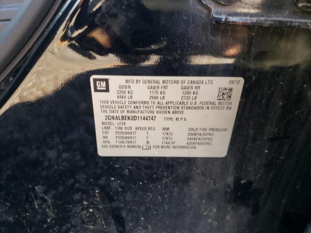 Photo 10 from auction – 2013 CHEVROLET EQUINOX LS with VIN 2GNALBEK0D1144747