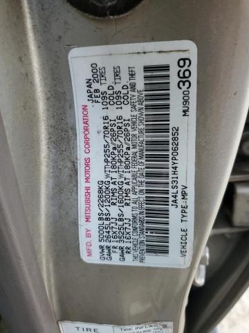 Photo 10 from auction – 2000 MITSUBISHI MONTERO SP with VIN JA4LS31H4YP062852
