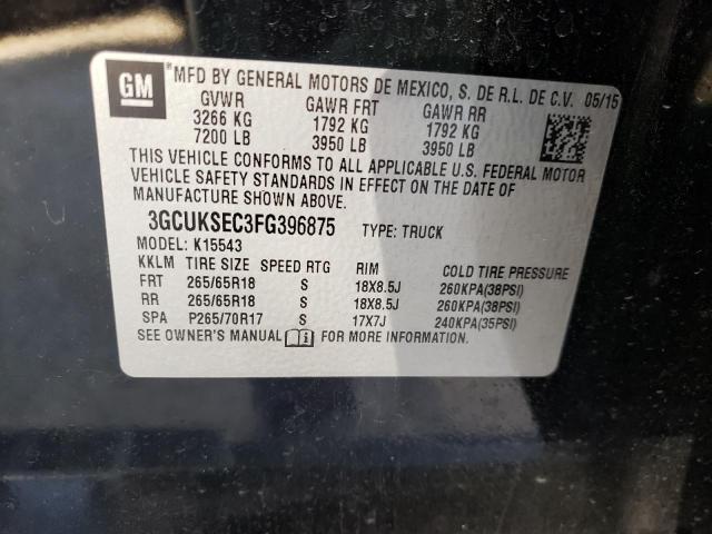 Photo 10 from auction – 2015 CHEVROLET SLVRD 1500 with VIN 3GCUKSEC3FG396875