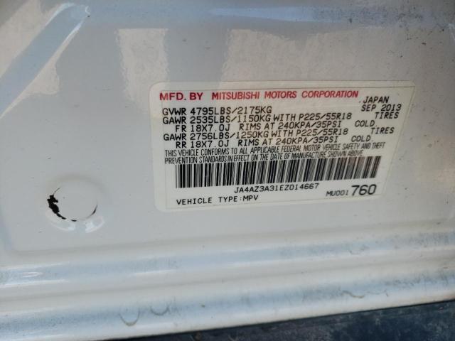 Photo 12 from auction – 2014 MITSUBISHI OUTLANDER with VIN JA4AZ3A31EZ014667