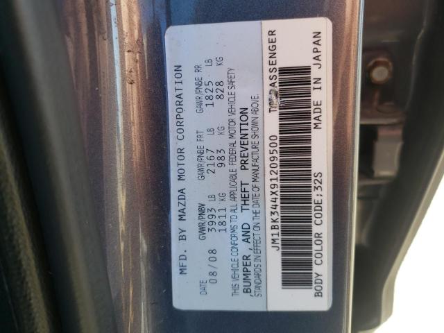 Photo 10 from auction – 2009 MAZDA 3 S with VIN JM1BK344X91209500