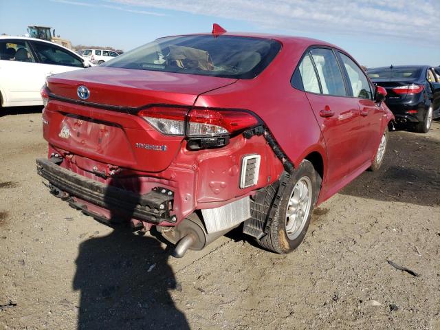 Photo 4 from auction – 2020 TOYOTA COROLLA LE with VIN JTDEBRBE2LJ024294