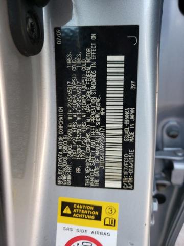 Photo 10 from auction – 2009 TOYOTA HIGHLANDER with VIN JTEDS41A992089171