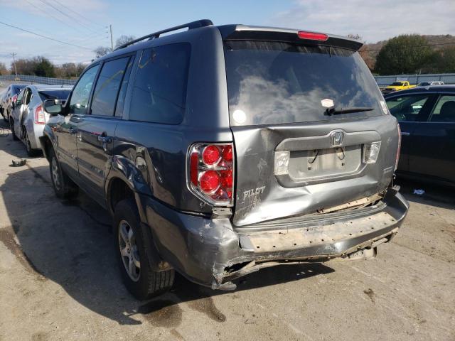 Photo 3 from auction – 2008 HONDA PILOT EXL with VIN 5FNYF18548B045009