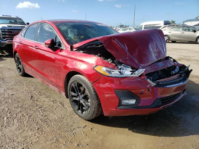 FORD FUSION SE 2019 with VIN 3FA6P0HD4KR146875 - Photo from auction