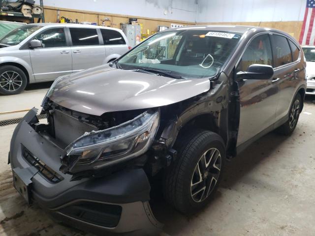 Photo 2 from auction – 2016 HONDA CR-V SE with VIN 5J6RM4H4XGL111877