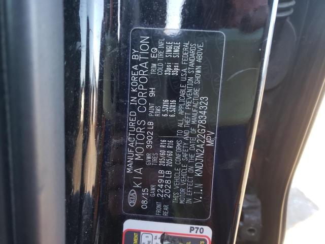 Photo 10 from auction – 2016 KIA SOUL with VIN KNDJN2A22G7834323