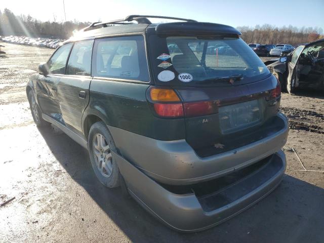 Photo 3 from auction – 2000 SUBARU LEGACY OUT with VIN 4S3BH6654Y7632400