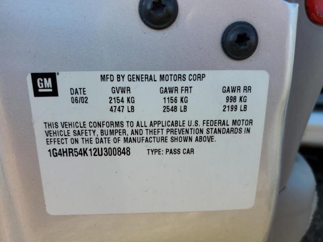 Photo 10 from auction – 2002 BUICK LESABRE LI with VIN 1G4HR54K12U300848