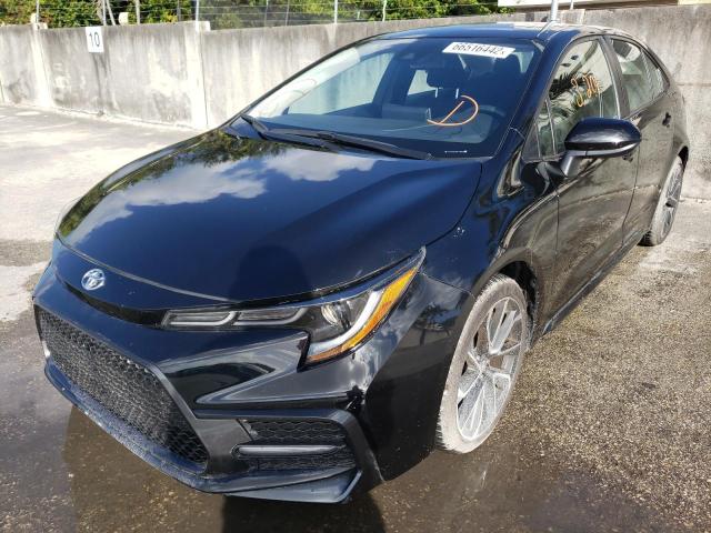 Photo 2 from auction – 2021 TOYOTA COROLLA LE with VIN 5YFEPMAE5MP199593