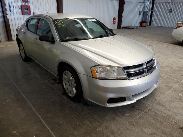 DODGE AVENGER SE 2012 con VIN 1C3CDZABXCN190343 - Foto de la subasta