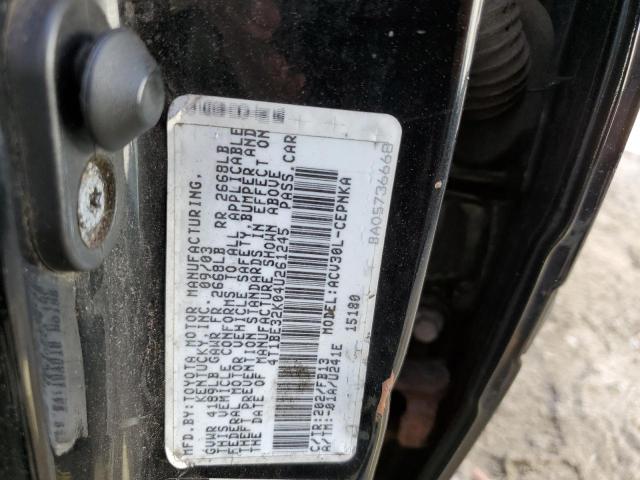 Photo 10 from auction – 2004 TOYOTA CAMRY LE with VIN 4T1BE32K04U261245