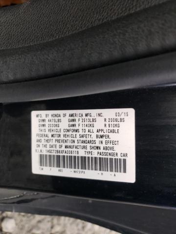 Photo 10 from auction – 2015 HONDA ACCORD EXL with VIN 1HGCT2B8XFA006119
