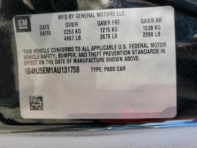 Photo 10 from auction – 2010 BUICK LUCERNE CX with VIN 1G4HJ5EM1AU131758