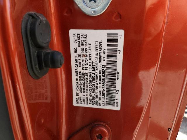 Photo 10 from auction – 2005 HONDA ELEMENT-4 with VIN 5J6YH28605L030213