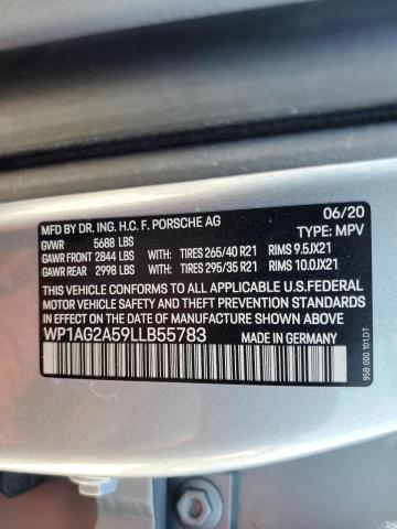 Photo 10 from auction – 2020 PORSCHE MACAN GTS with VIN WP1AG2A59LLB55783