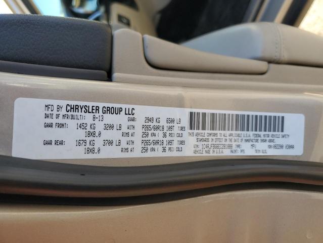 Photo 10 from auction – 2014 JEEP GRAND CHER with VIN 1C4RJFBG6EC281888