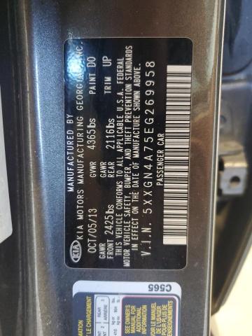 Photo 10 from auction – 2014 KIA OPTIMA EX with VIN 5XXGN4A75EG269958