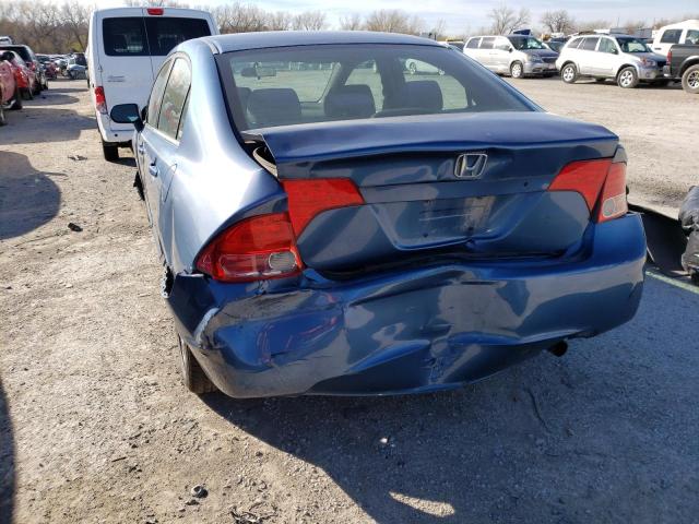 Photo 9 from auction – 2007 HONDA CIVIC LX with VIN 1HGFA16567L062139