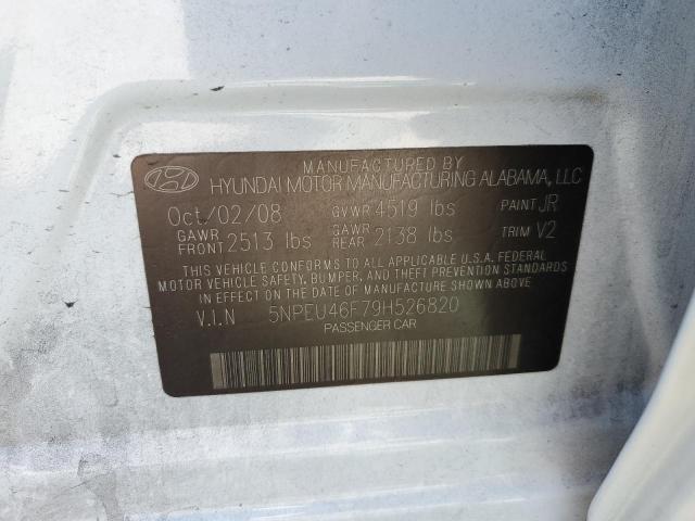 Photo 10 from auction – 2009 HYUNDAI SONATA SE with VIN 5NPEU46F79H526820