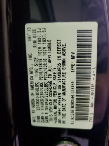 Photo 10 from auction – 2014 ACURA RDX with VIN 5J8TB3H35EL006455