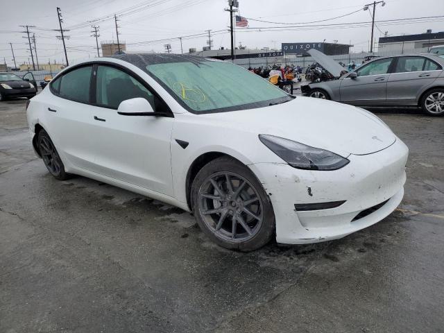 TESLA MODEL 3 2021 with VIN 5YJ3E1EB8MF010037 - Photo from auction