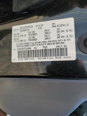 Photo 10 from auction – 2007 DODGE RAM 1500 S with VIN 1D7HA18277S214046