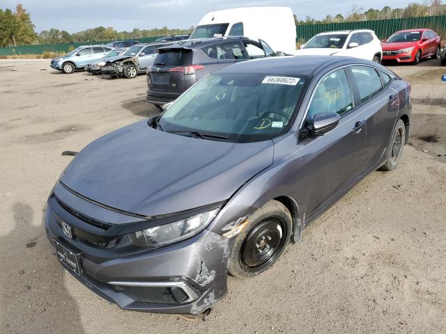 Photo 2 from auction – 2019 HONDA CIVIC LX with VIN 19XFC2F61KE029624