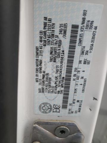 Photo 10 from auction – 2013 FORD ESCAPE SE with VIN 1FMCU9G9XDUB58124
