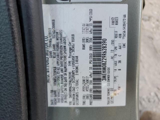 Photo 10 from auction – 2009 MERCURY MILAN PREM with VIN 3MEHM08Z29R628390