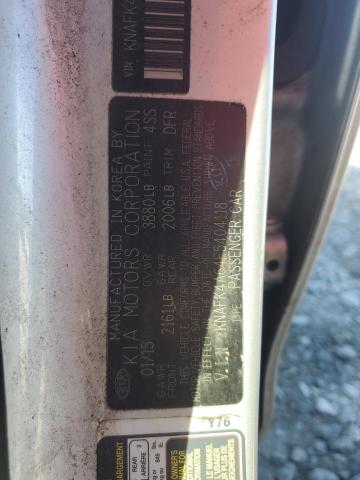 Photo 10 from auction – 2015 KIA FORTE LX with VIN KNAFK4A64F5404118