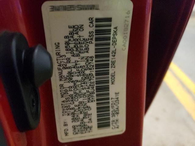Photo 10 from auction – 2013 TOYOTA COROLLA BA with VIN 5YFBU4EE7DP152748