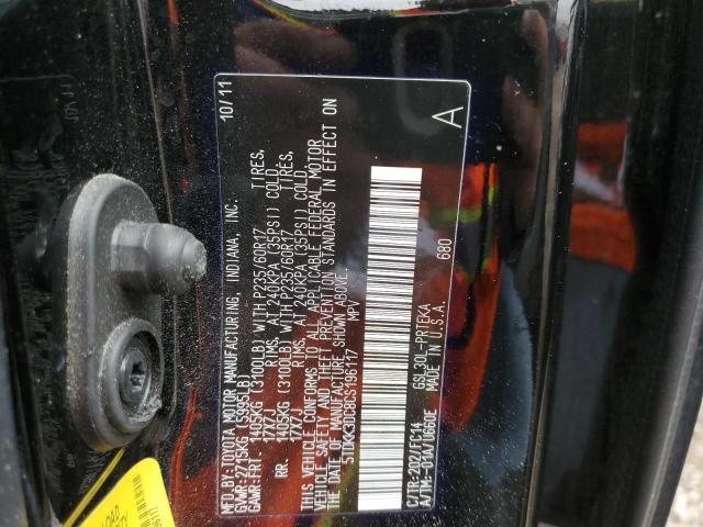 Photo 10 from auction – 2012 TOYOTA SIENNA LE with VIN 5TDKK3DC8CS196117