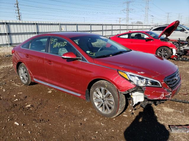 HYUNDAI SONATA SPO 2016 with VIN 5NPE34AF1GH292830 - Photo from auction