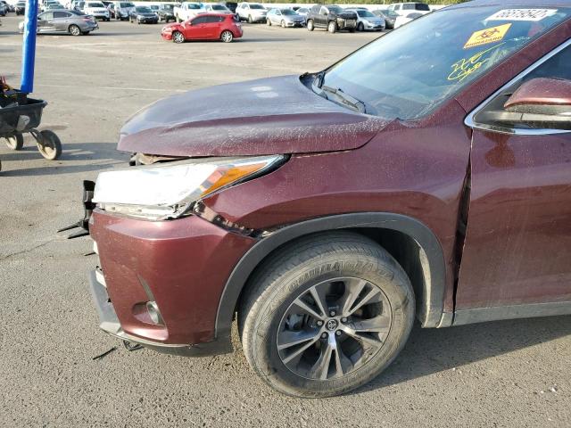 Photo 9 from auction – 2019 TOYOTA HIGHLANDER with VIN 5TDZZRFH8KS292446