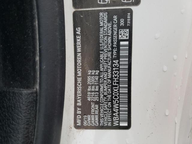 Photo 10 from auction – 2020 BMW 430XI with VIN WBA4W5C0XLFH33134
