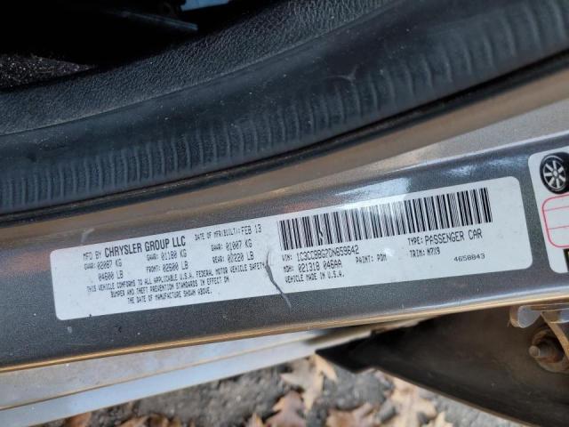 Photo 10 from auction – 2013 CHRYSLER 200 TOURIN with VIN 1C3CCBBG2DN659642