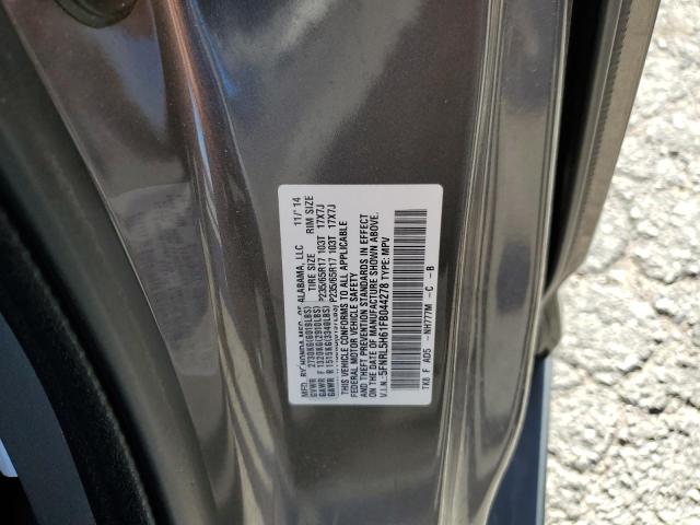 Photo 10 from auction – 2015 HONDA ODYSSEY EX with VIN 5FNRL5H61FB044278