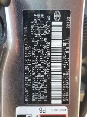 Photo 10 from auction – 2015 TOYOTA CAMRY LE with VIN 4T1BF1FK9FU061656