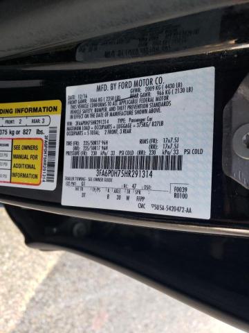 Photo 10 from auction – 2017 FORD FUSION SE with VIN 3FA6P0H75HR291314
