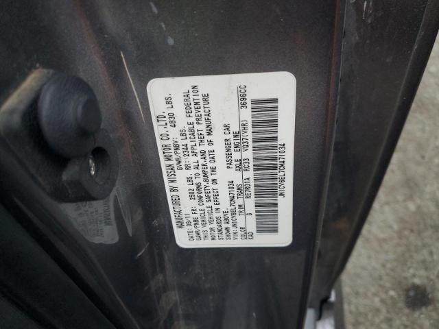 Photo 10 from auction – 2012 INFINITI G37 with VIN JN1CV6EL7CM471034